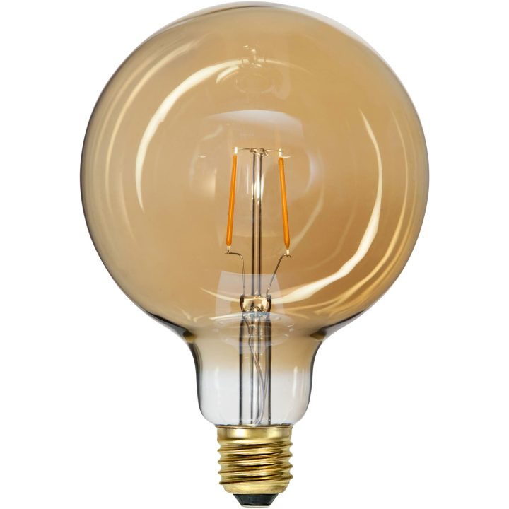 LED-lampa E27 G125 Plain Amber Star Trading – bild 5
