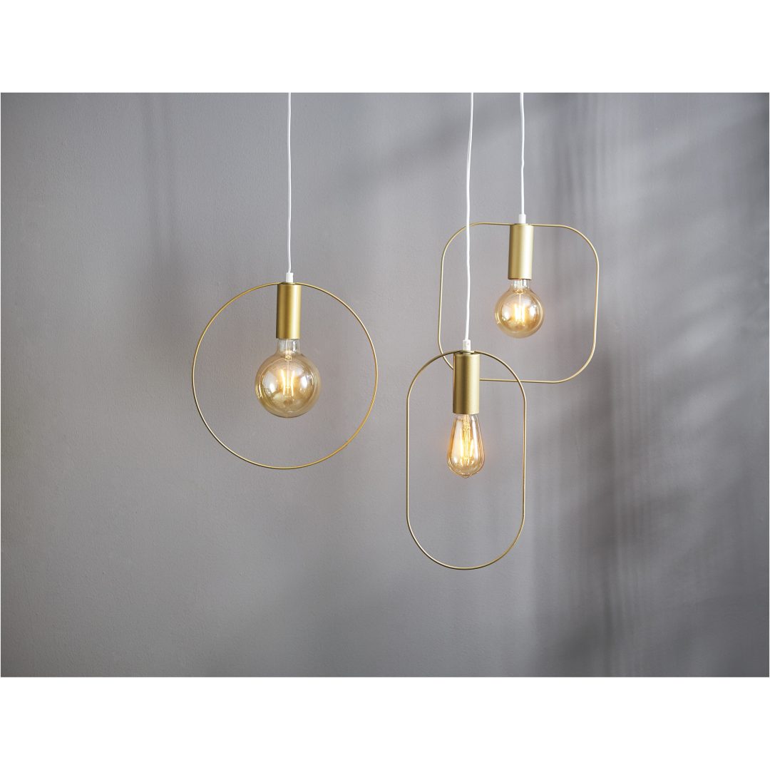 LED-lampa E27 G125 Plain Amber Star Trading – bild 3