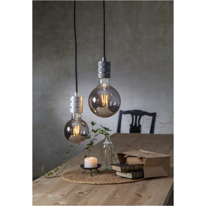 LED-lampa E27 G125 Plain Smoke Star Trading – bild 3
