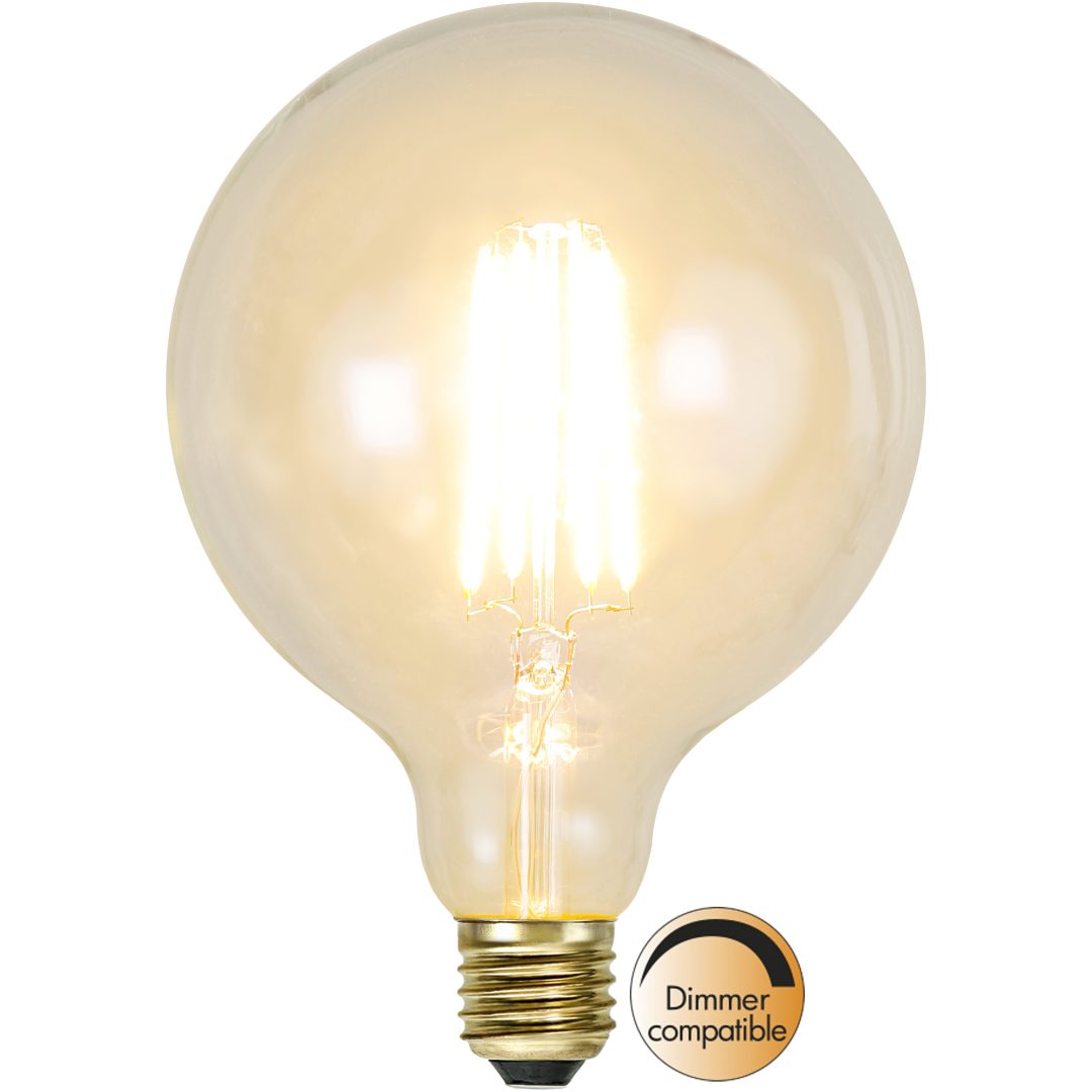 LED-lampa E27 G125 Soft Glow Star Trading – bild 3