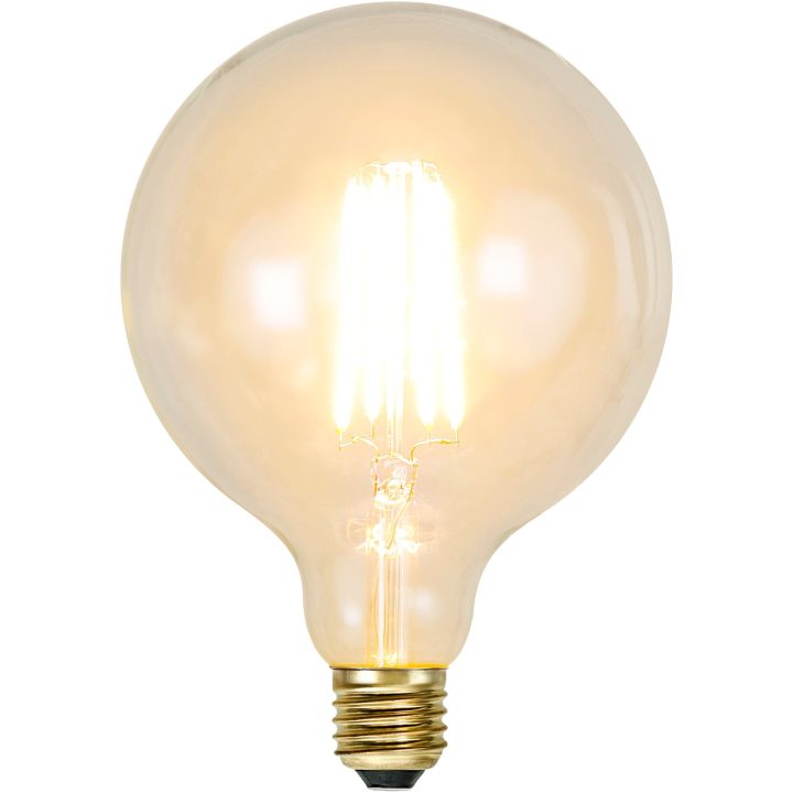 LED-lampa E27 G125 Soft Glow Star Trading – bild 3