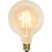 LED-lampa E27 G125 Soft Glow Transparent Star Trading
