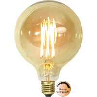 LED-lampa E27 G125 Vintage Gold Amber Star Trading
