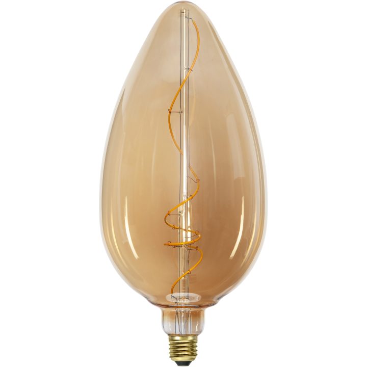 LED-lampa E27 G200 Industrial Vintage Amber Star Trading – bild 2