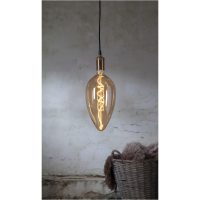 LED-lampa E27 G200 Industrial Vintage Amber Star Trading