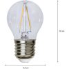 LED-lampa E27 G45 Clear Star Trading – miniatyr 1