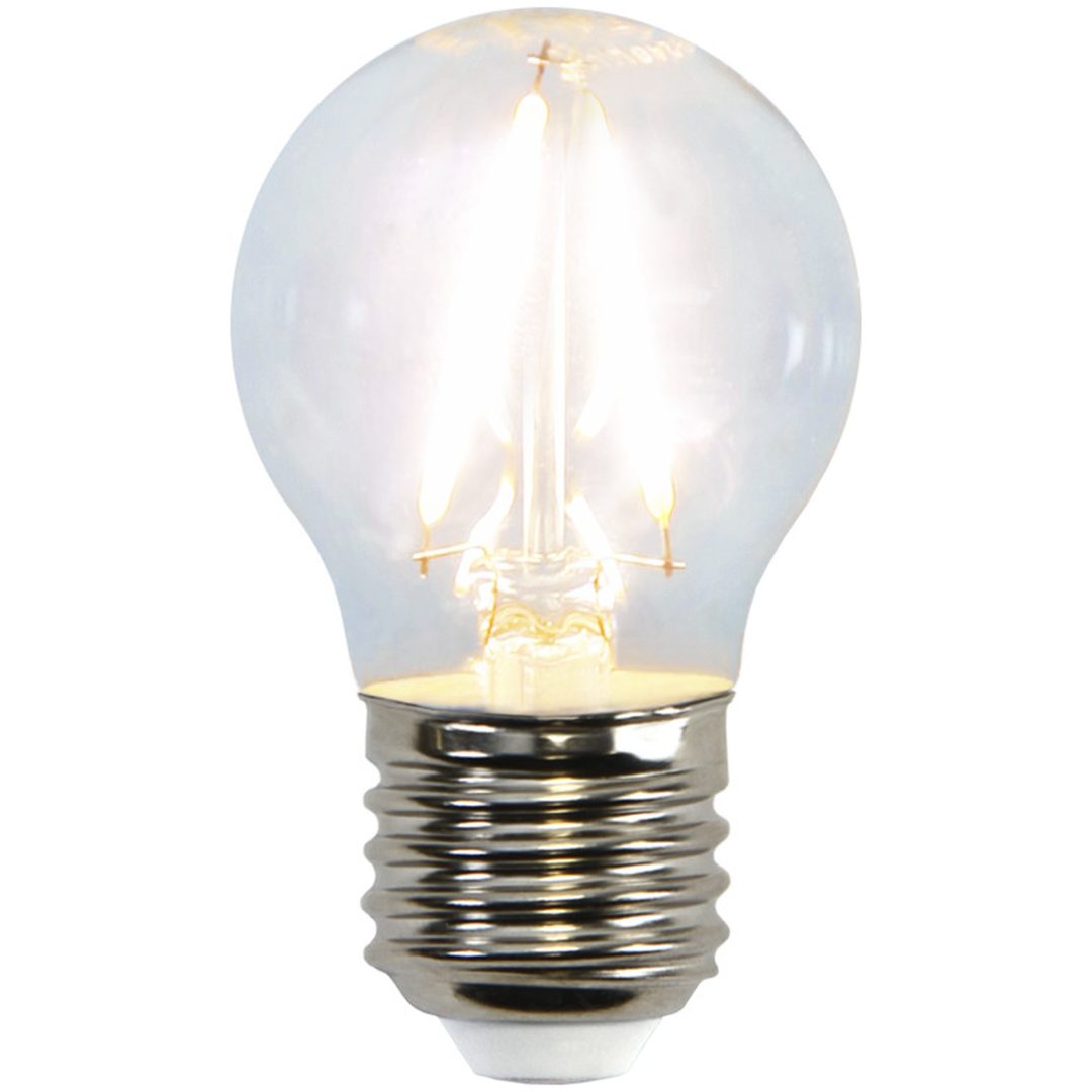 LED-lampa E27 G45 Clear Transparent Star Trading – bild 7