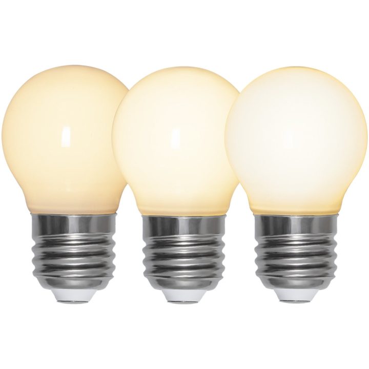 LED-lampa E27 G45 Opaque Filament RA90 3-step memory Star Trading – bild 6