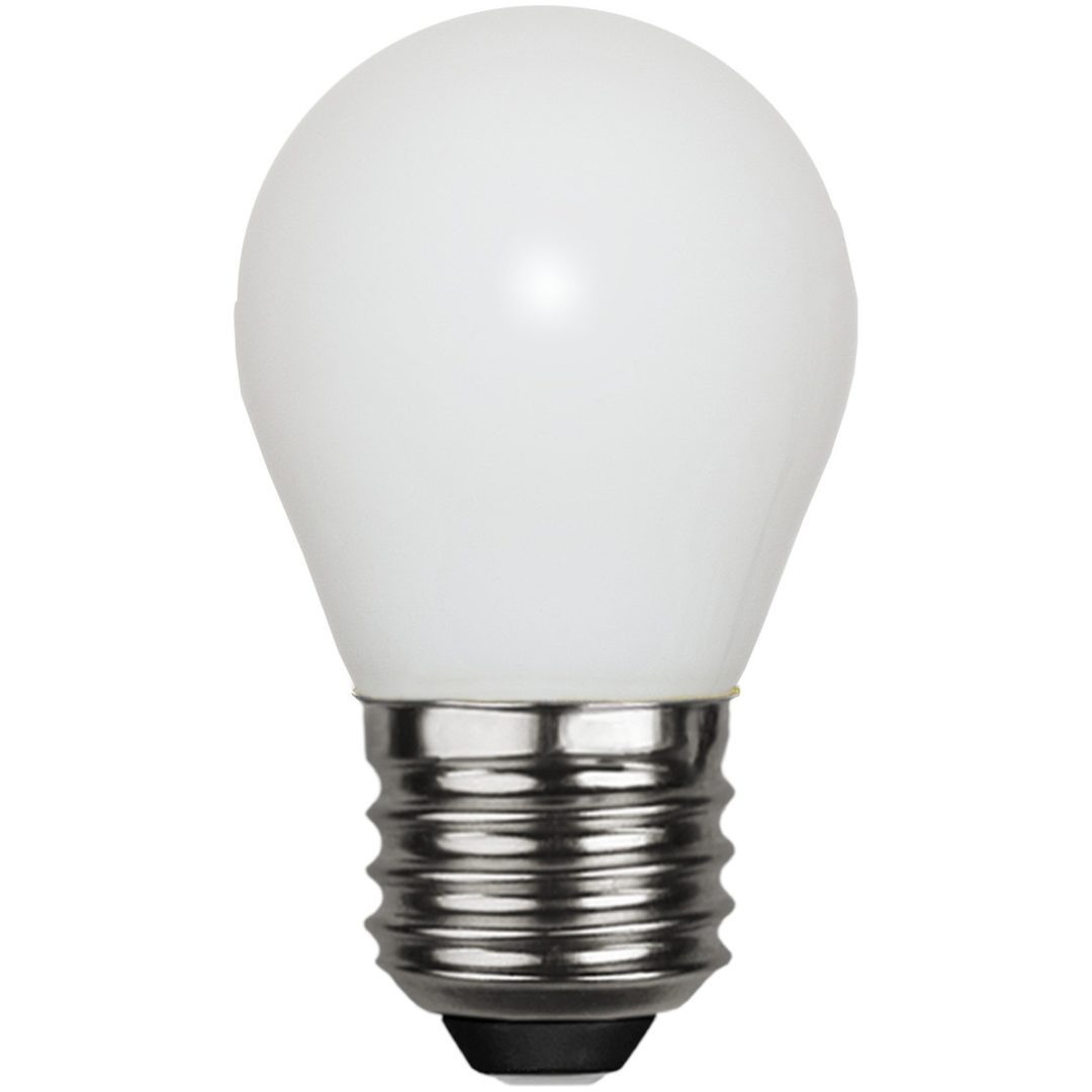 LED-lampa E27 G45 Opaque filament RA90 Opal Star Trading – bild 5
