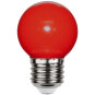Star Trading LED-lampa E27 G45 Outdoor Lighting Röd