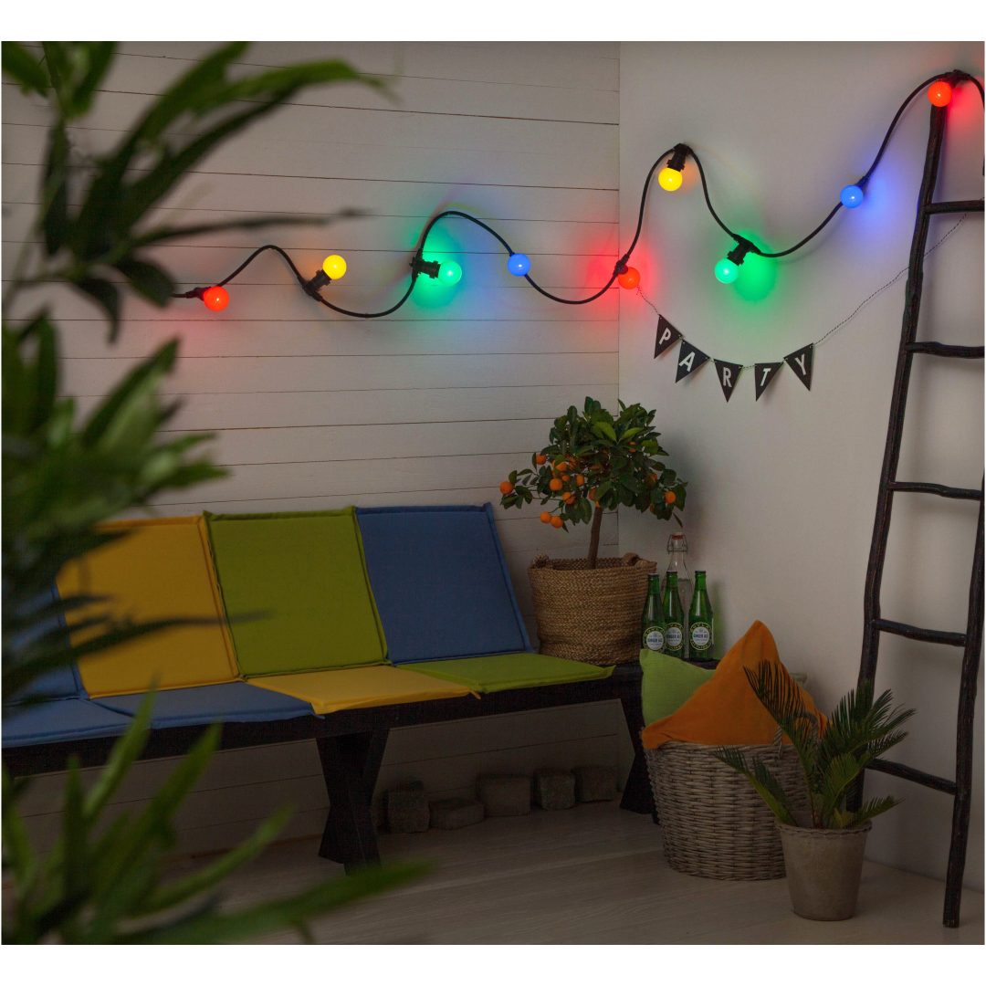 LED-lampa E27 G45 Outdoor Lighting Grön Star Trading – bild 5