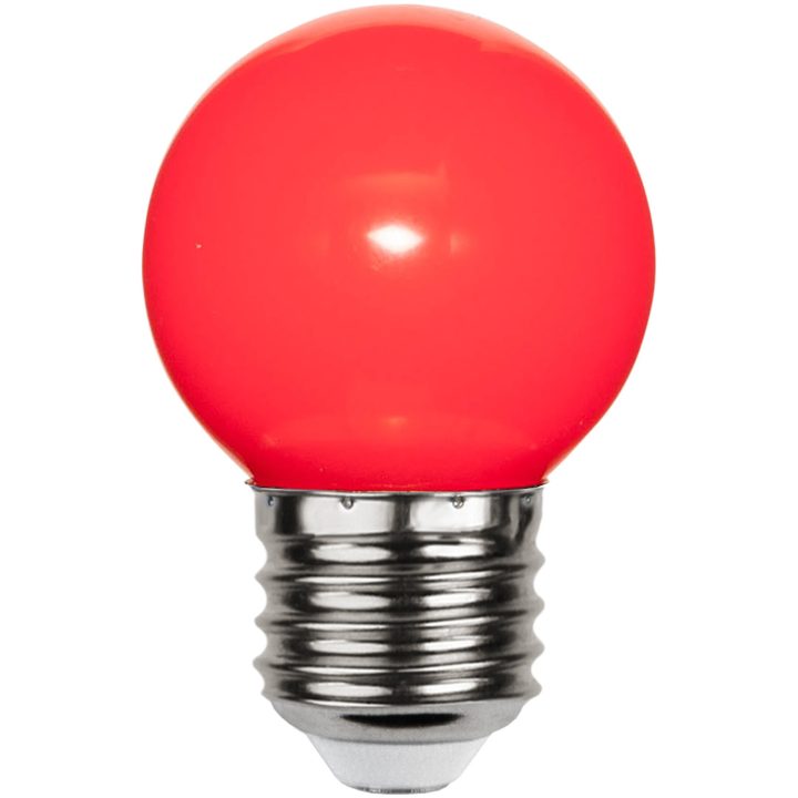 LED-lampa E27 G45 Outdoor Lighting Röd Star Trading – bild 3