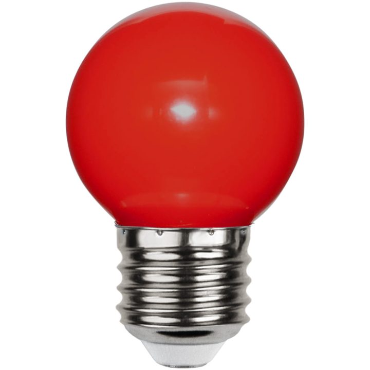 LED-lampa E27 G45 Outdoor Lighting Röd Star Trading – bild 2
