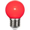 LED-lampa E27 G45 Outdoor Lighting Röd Star Trading – miniatyr 1