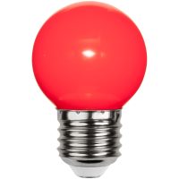 LED-lampa E27 G45 Outdoor Lighting Röd Star Trading