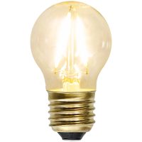 LED-lampa E27 G45 Soft Glow Transparent Star Trading