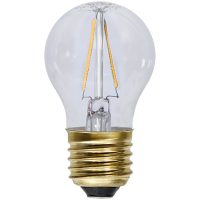 LED-lampa E27 G45 Soft Glow Transparent Star Trading