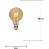 LED-lampa E27 G80 Plain Amber Star Trading – miniatyr 4