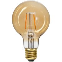 LED-lampa E27 G80 Plain Amber Star Trading