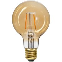 LED-lampa E27 G80 Plain Amber Star Trading