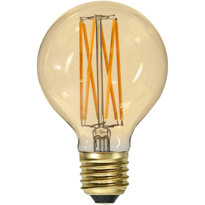 LED-lampa E27 G80 Vintage Gold Amber Star Trading – bild 13
