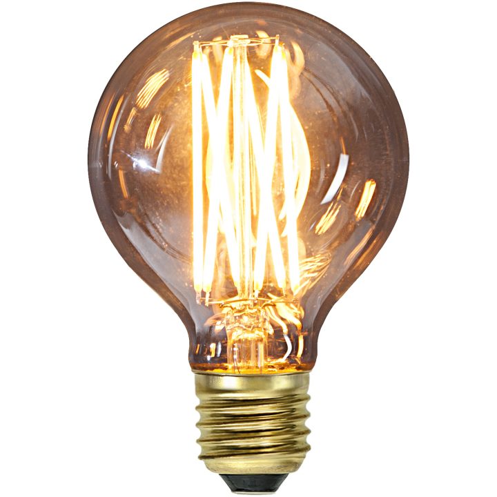 LED-lampa E27 G80 Vintage Gold Amber Star Trading – bild 12