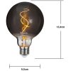 LED-lampa E27 G95 Decoled Grace Smoke Star Trading – miniatyr 3
