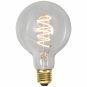 Star Trading LED-lampa E27 G95 Decoled Spiral Clear 3-step memory