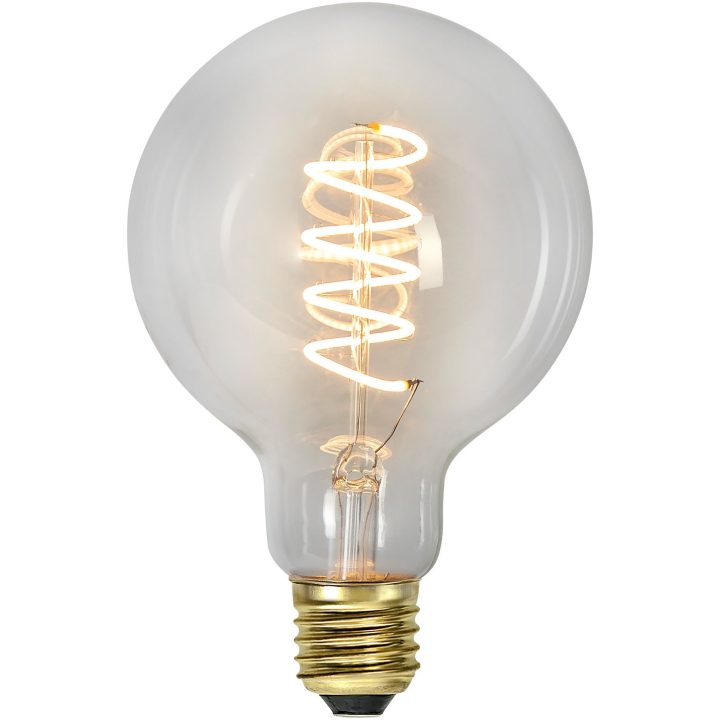 LED-lampa E27 G95 Decoled Spiral Clear 3-step memory Star Trading – bild 6
