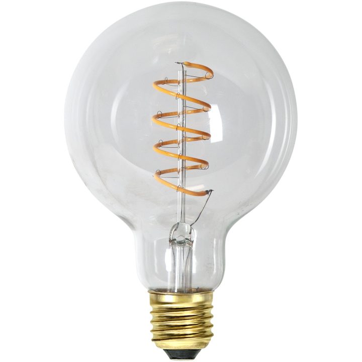 LED-lampa E27 G95 Decoled Spiral Clear 3-step memory Star Trading – bild 5