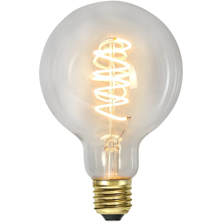 LED-lampa E27 G95 Decoled Spiral Clear 3-step memory Star Trading – bild 3