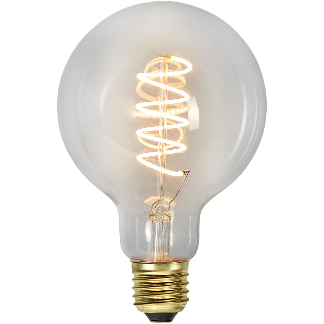 LED-lampa E27 G95 Decoled Spiral Clear 3-step memory Star Trading – bild 2