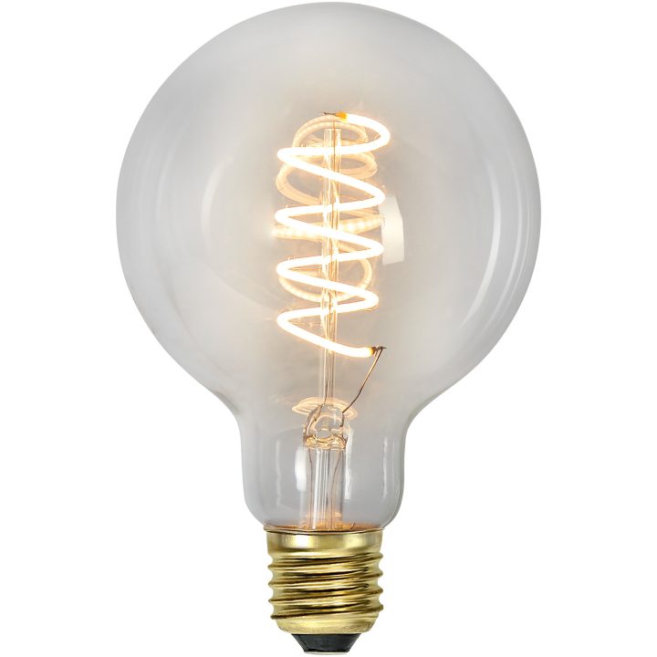 LED-lampa E27 G95 Decoled Spiral Clear 3-step memory Star Trading – bild 2