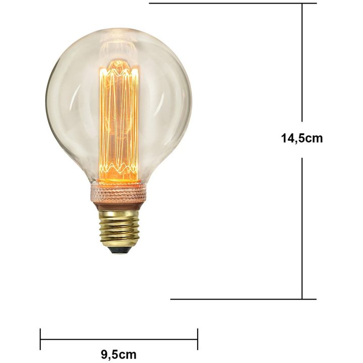LED-lampa E27 G95 New Generation Classic Star Trading – bild 7