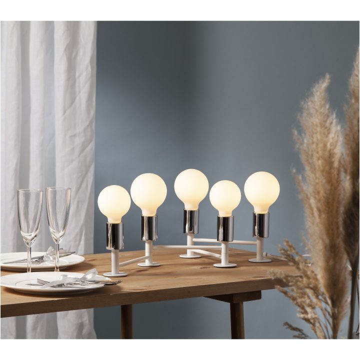 LED-lampa E27 G95 Opaque Double Coating Vit Star Trading – bild 15