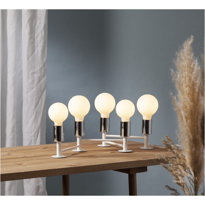 LED-lampa E27 G95 Opaque Double Coating Vit Star Trading – bild 13