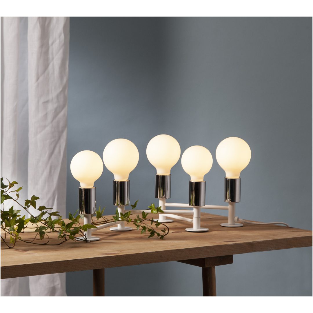 LED-lampa E27 G95 Opaque Double Coating Vit Star Trading – bild 12