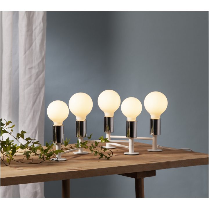 LED-lampa E27 G95 Opaque Double Coating Vit Star Trading – bild 12