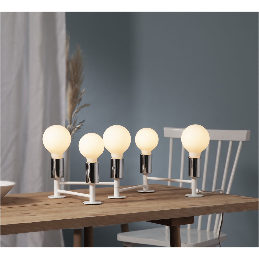 LED-lampa E27 G95 Opaque Double Coating Vit Star Trading – bild 9