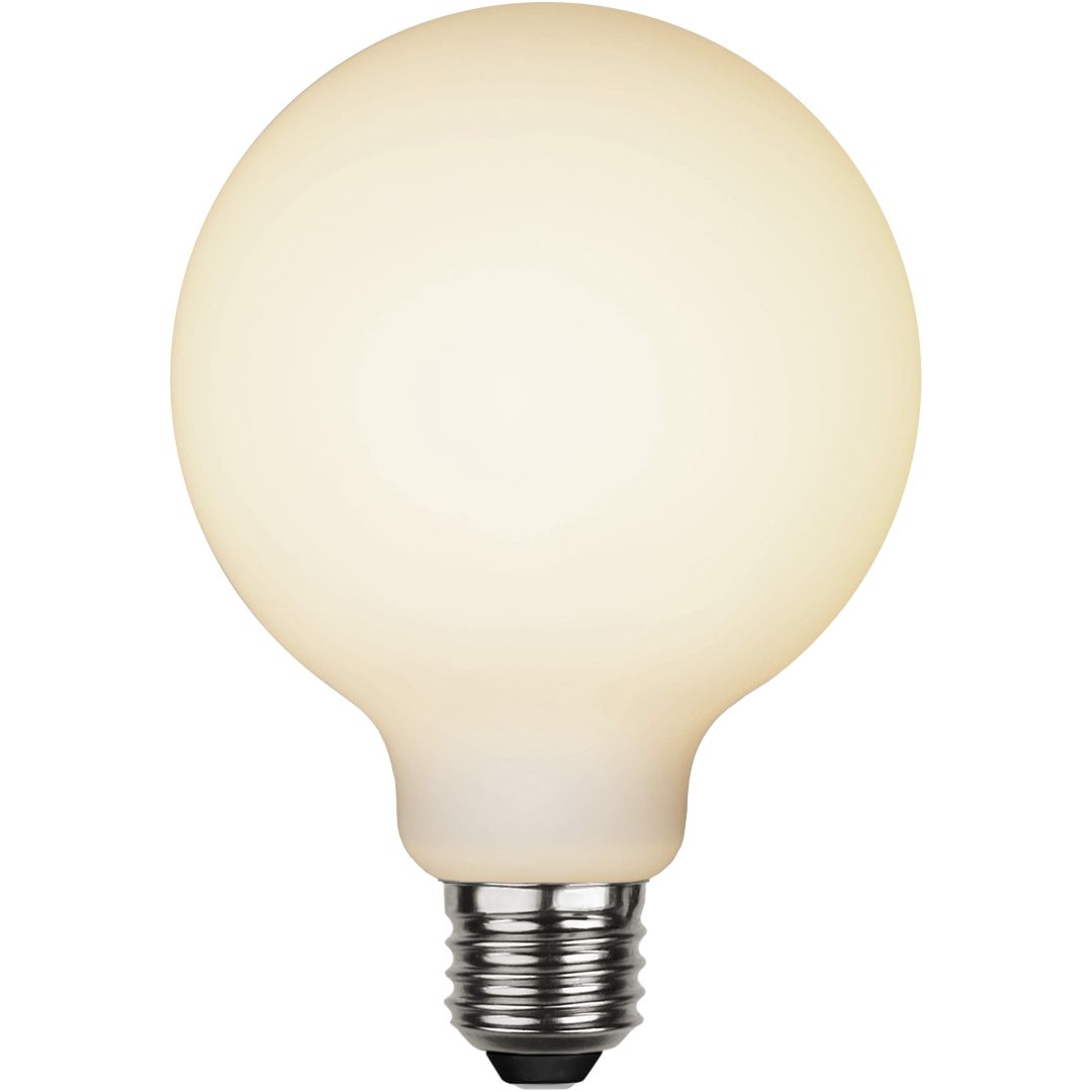 LED-lampa E27 G95 Opaque Double Coating Vit Star Trading – bild 2