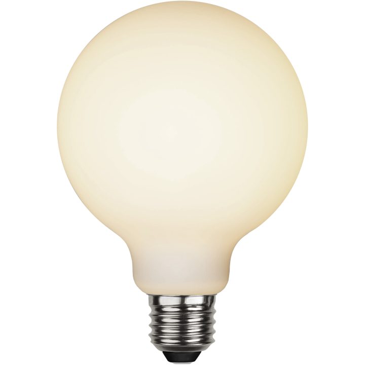 LED-lampa E27 G95 Opaque Double Coating Vit Star Trading – bild 2
