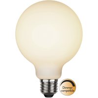 LED-lampa E27 G95 Opaque Double Coating Vit Star Trading