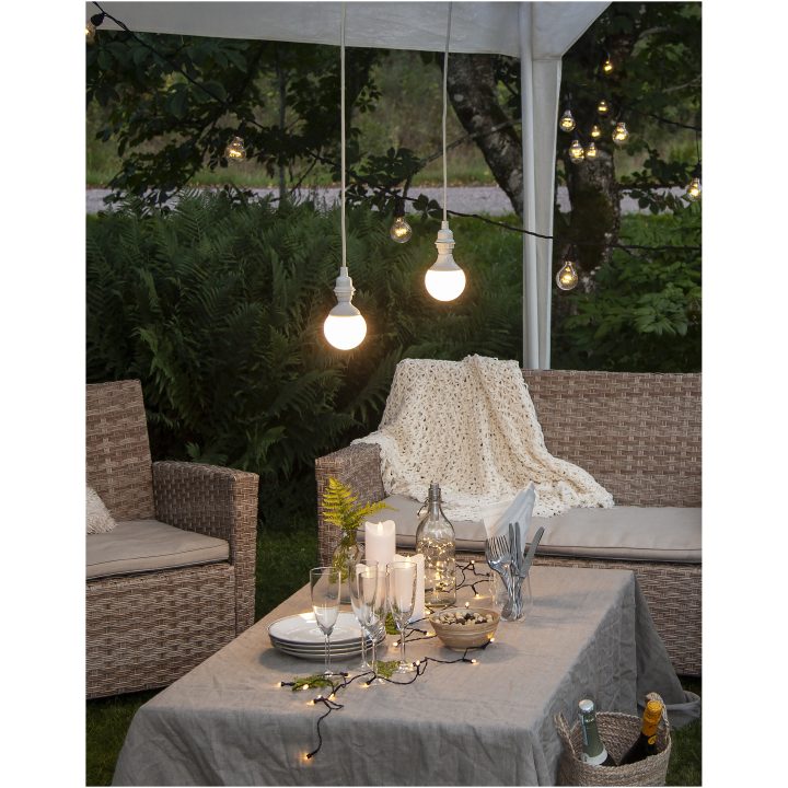 LED-lampa E27 G95 Outdoor Lighting Vit Star Trading – bild 17