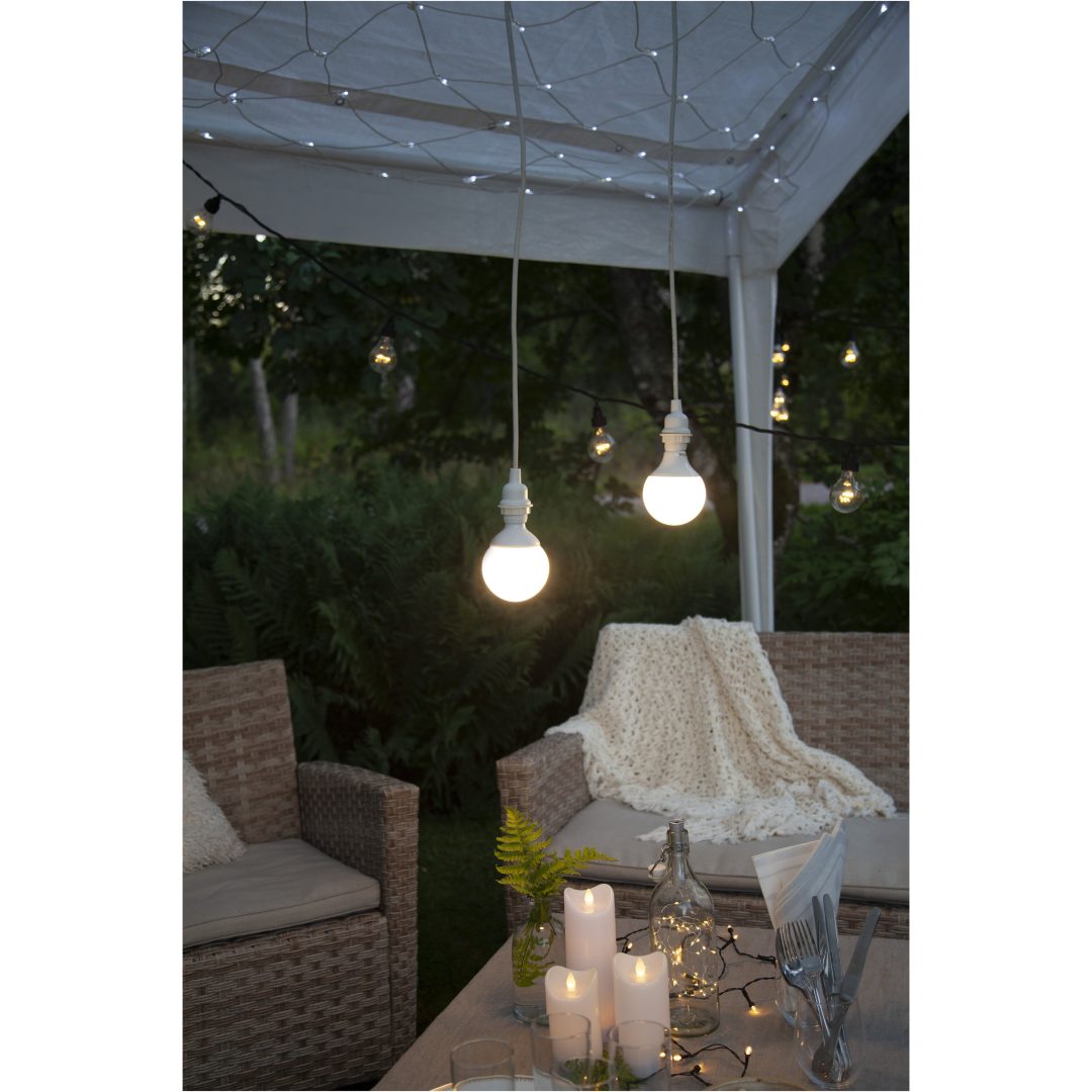 LED-lampa E27 G95 Outdoor Lighting Vit Star Trading – bild 33