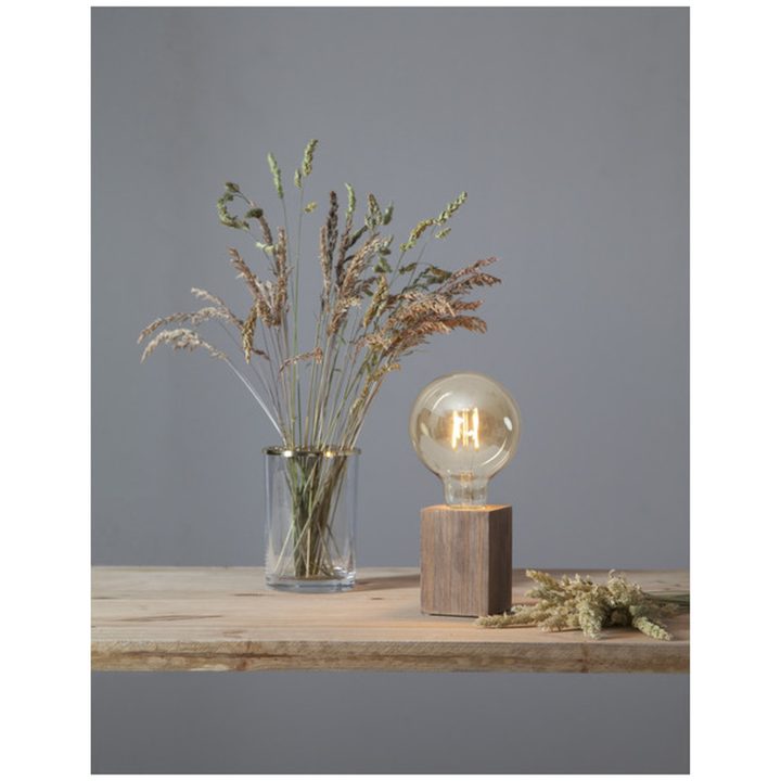 LED-lampa E27 G95 Plain Amber STAR TRADING – bild 2