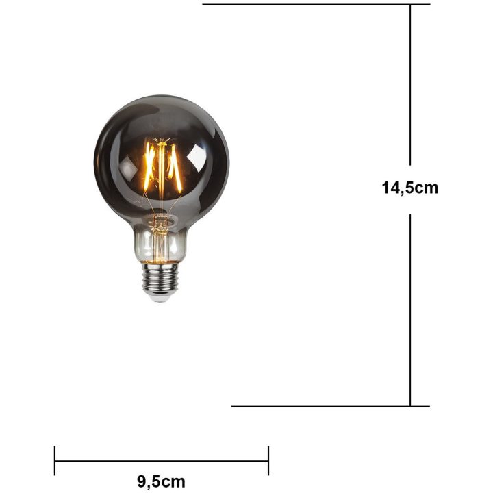 LED-lampa E27 G95 Plain Smoke Star Trading – bild 7