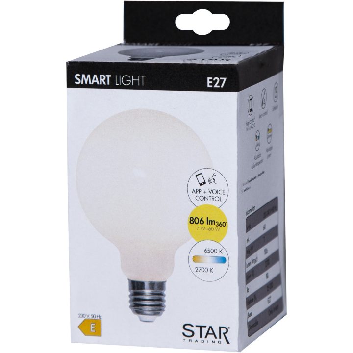 LED-lampa E27 G95 Smart Bulb Opal Star Trading – bild 10