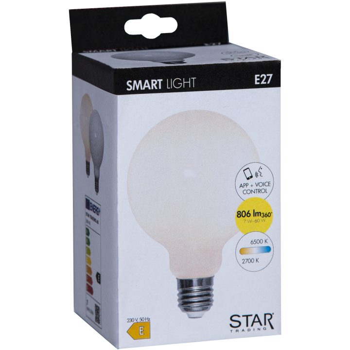 LED-lampa E27 G95 Smart Bulb Opal Star Trading – bild 13