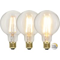 LED-lampa E27 G95 Soft Glow 3-step memory STAR TRADING