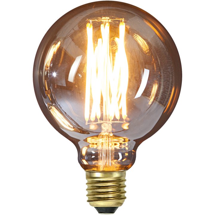 LED-lampa E27 G95 Vintage Gold Amber Star Trading – bild 21